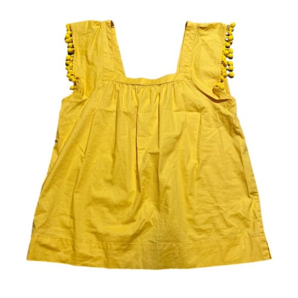 J Crew Yellow Tank Top Women's Size 4 Blouse - Picture 1 of 5